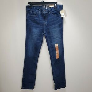 True Craft Flex slightly Tapered Slim Leg boys‎ sz 14 blue jeans